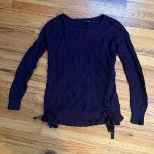 American Eagle Dark Purple sweater